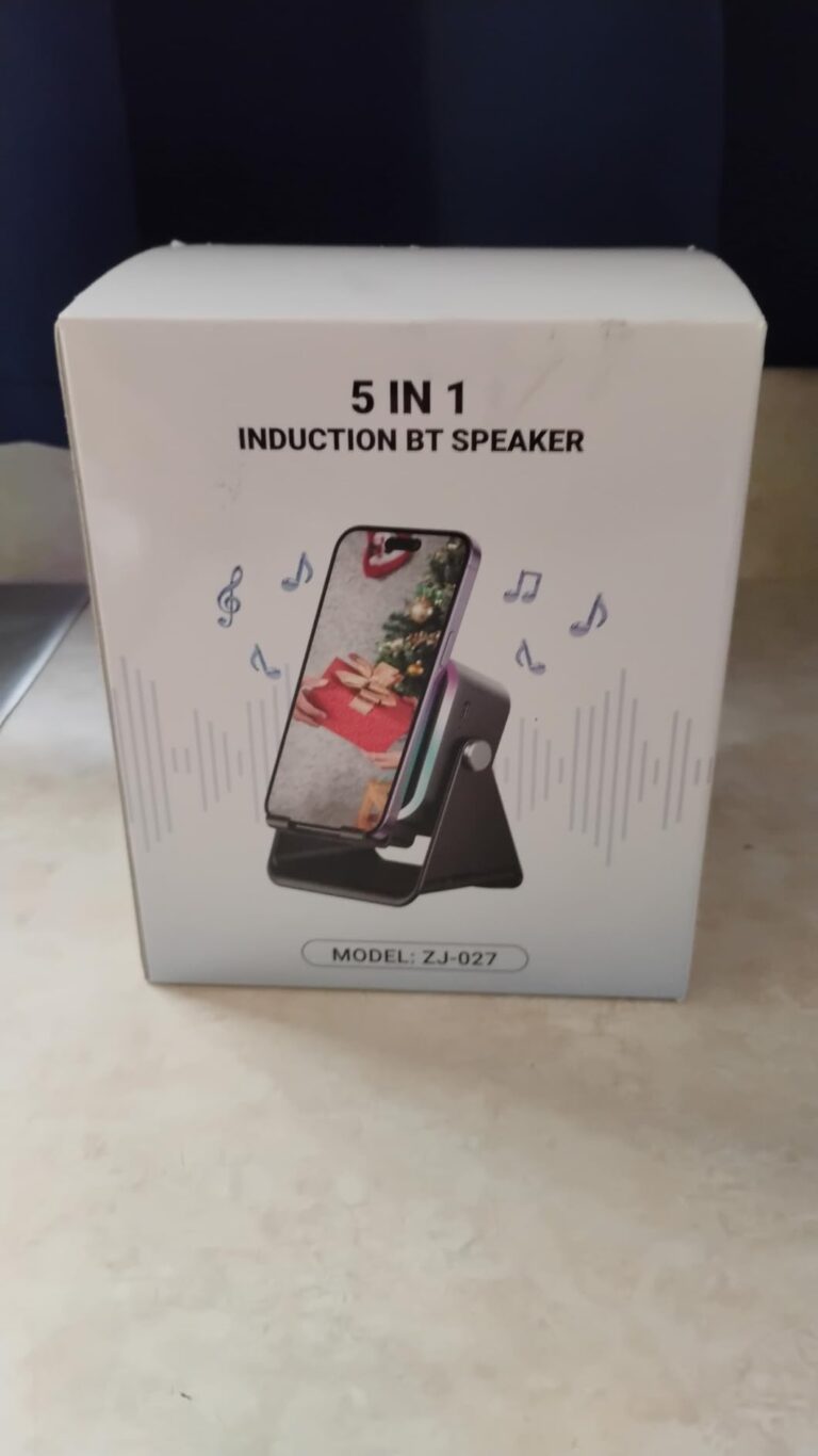 I really liked this wireless speaker. The sound is loud and very clear, it connects very easily and works perfectly. You just place your phone on top and you're good to go. It's small and practical for offices and for traveling. I recommend it. Mr Joel Phc ⭐⭐⭐⭐⭐