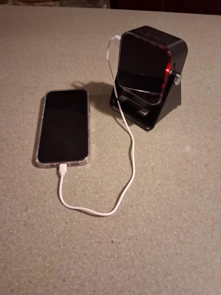 It's not just another speaker.... it can connect via blue tooth AND can also be used as a charger, but what I like is the induction speaker. If you're with friends and someone else wants to play a song, they don't need to bother with connecting to it... just place your phone on the holder and the induction speaker takes over. Very nice and easy. Priscy Lagos ⭐⭐⭐⭐⭐